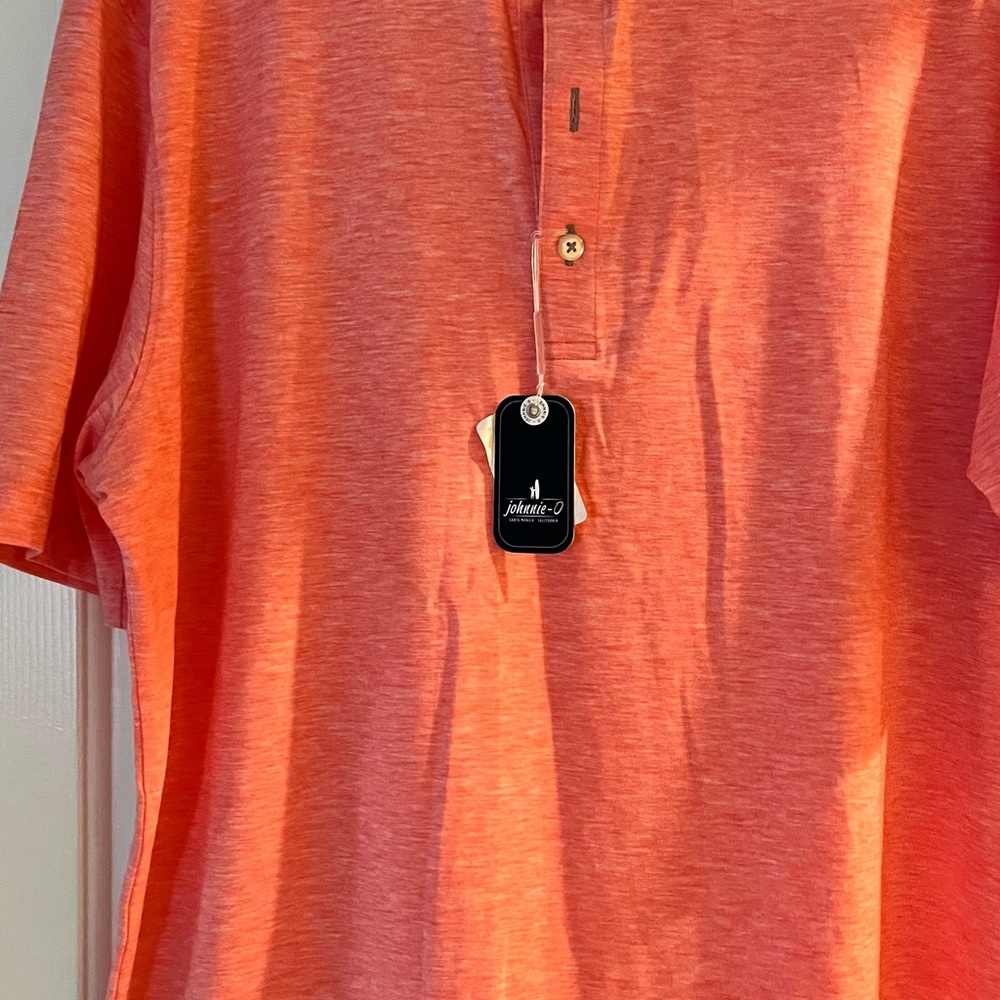johnnie-O Men's Vibrant Coral Polo